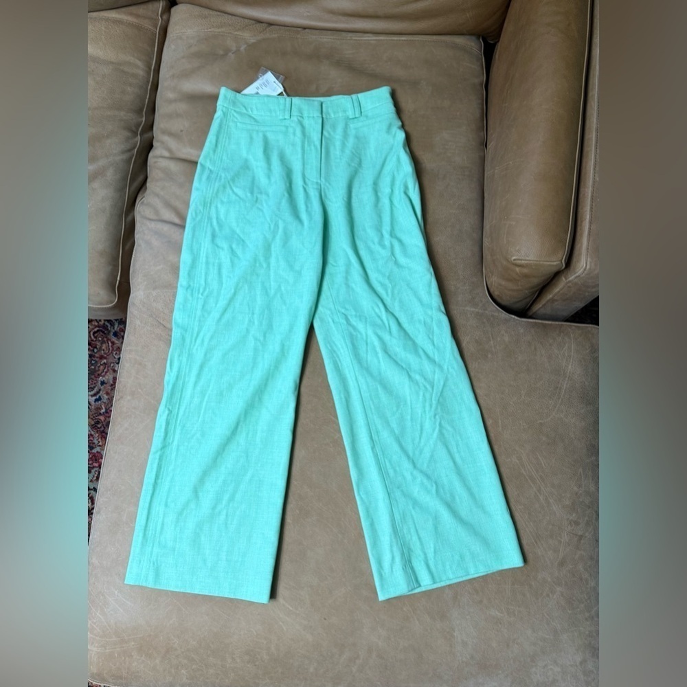 NORR Freya Pants Slacks Mint Green Women’s Size Medium NWT Flawed